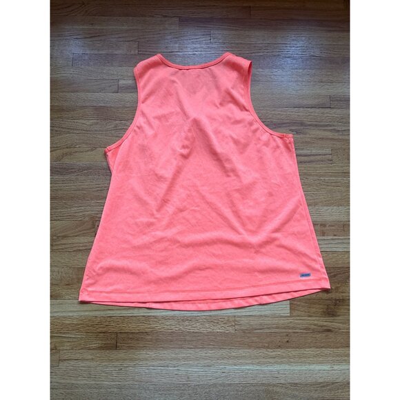 Danskin Now Womens Coral Sleeveless Activewear Tank Top 1X (16W) Polyester Light - Picture 5 of 6